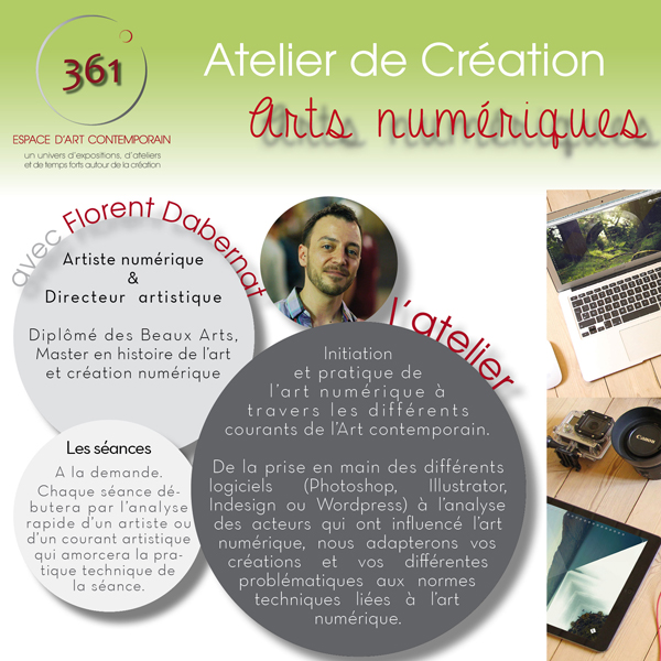 Flyer At création arts numériques